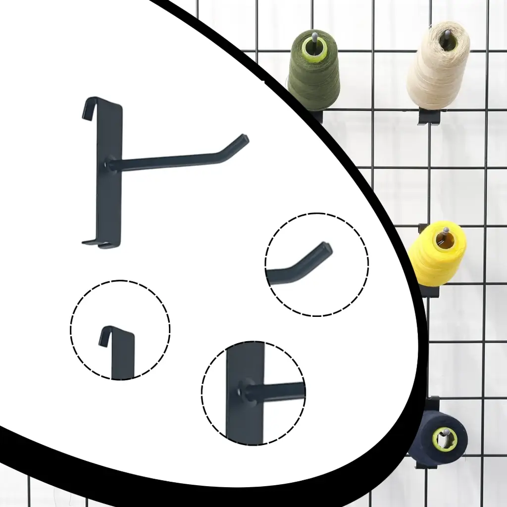 4" Mesh Hook (Black)