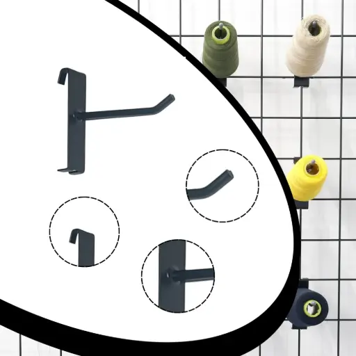 4" Mesh Hook (Black)