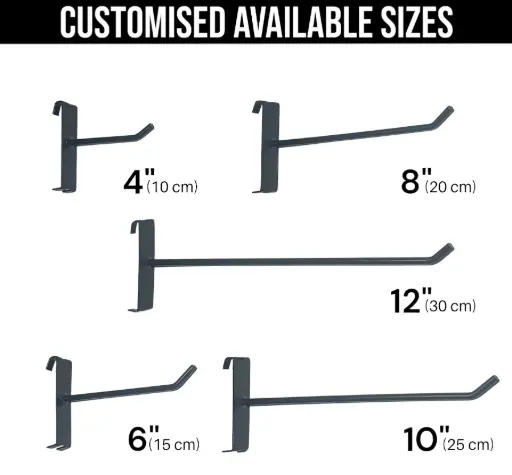Mesh Gridwall Display Hooks (All Sizes)